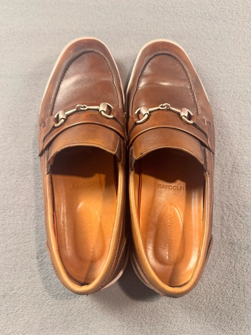 Allen Edmonds Randolph Brown Leather HorseBit Loafer Sneakers